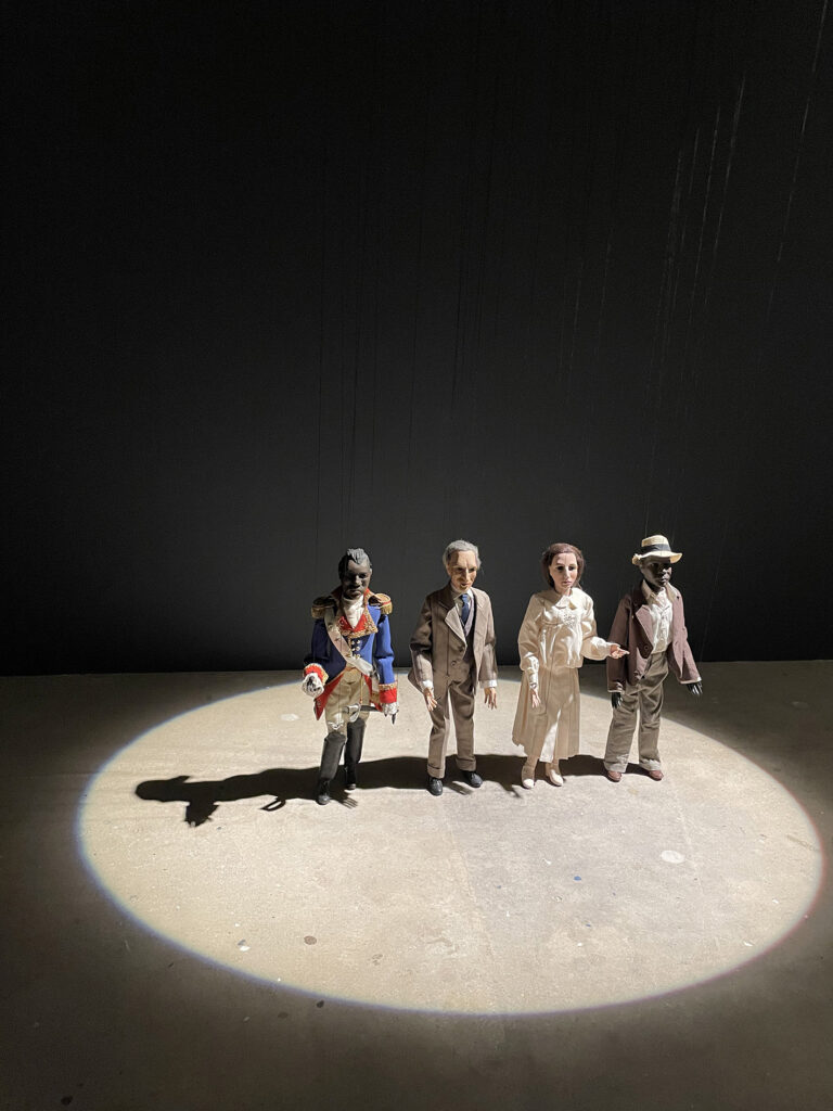 Eine Arbeit aus Peter Friedls Ausstellung